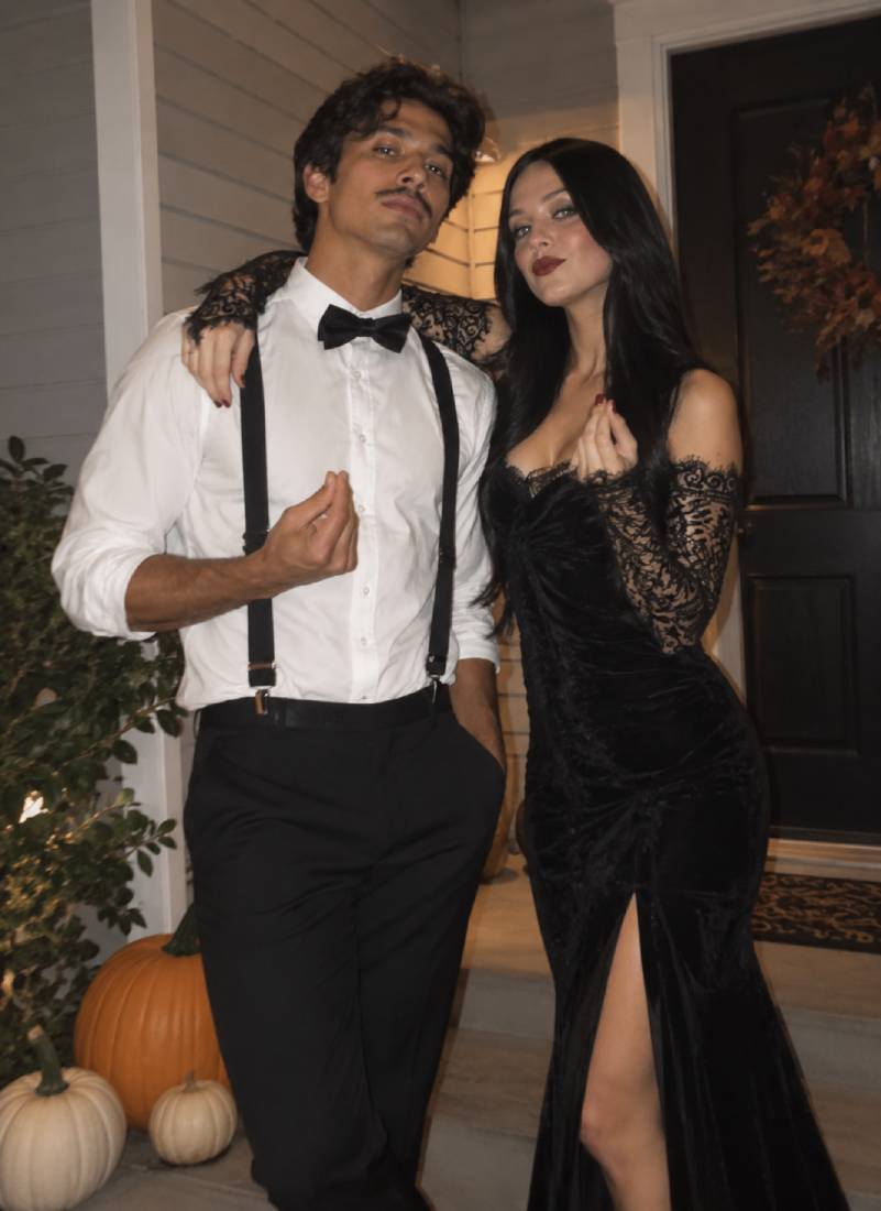 Morticia and Gomez