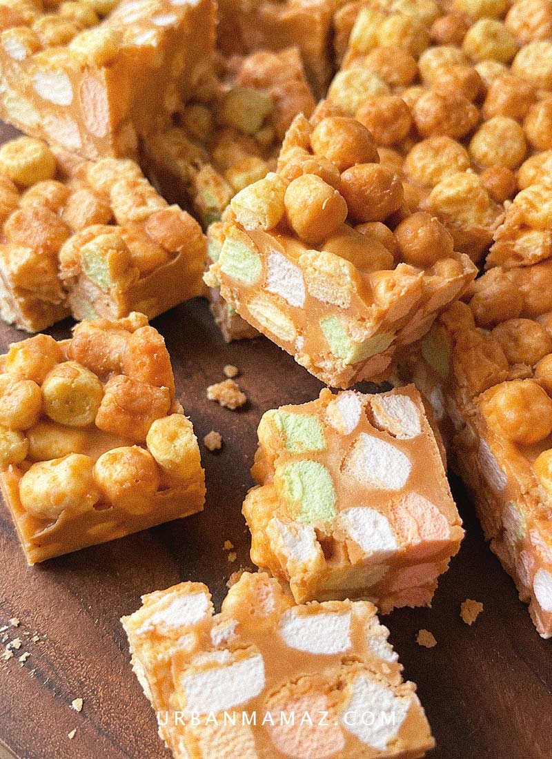 Butterscotch marshmallow bars
