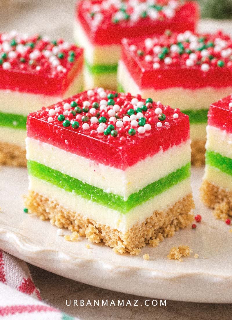 Christmas jelly cake