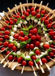 Christmas skewer appetizers