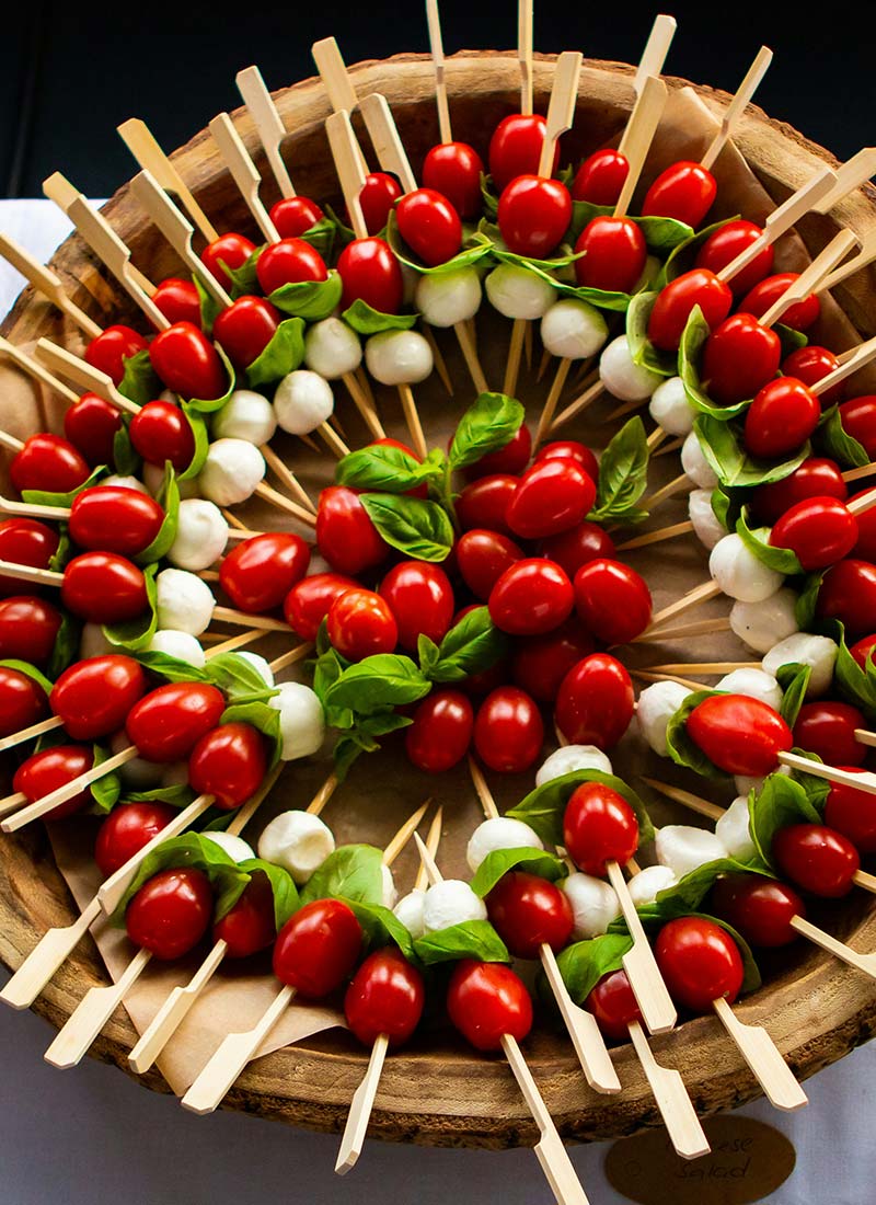 Christmas skewer appetizers