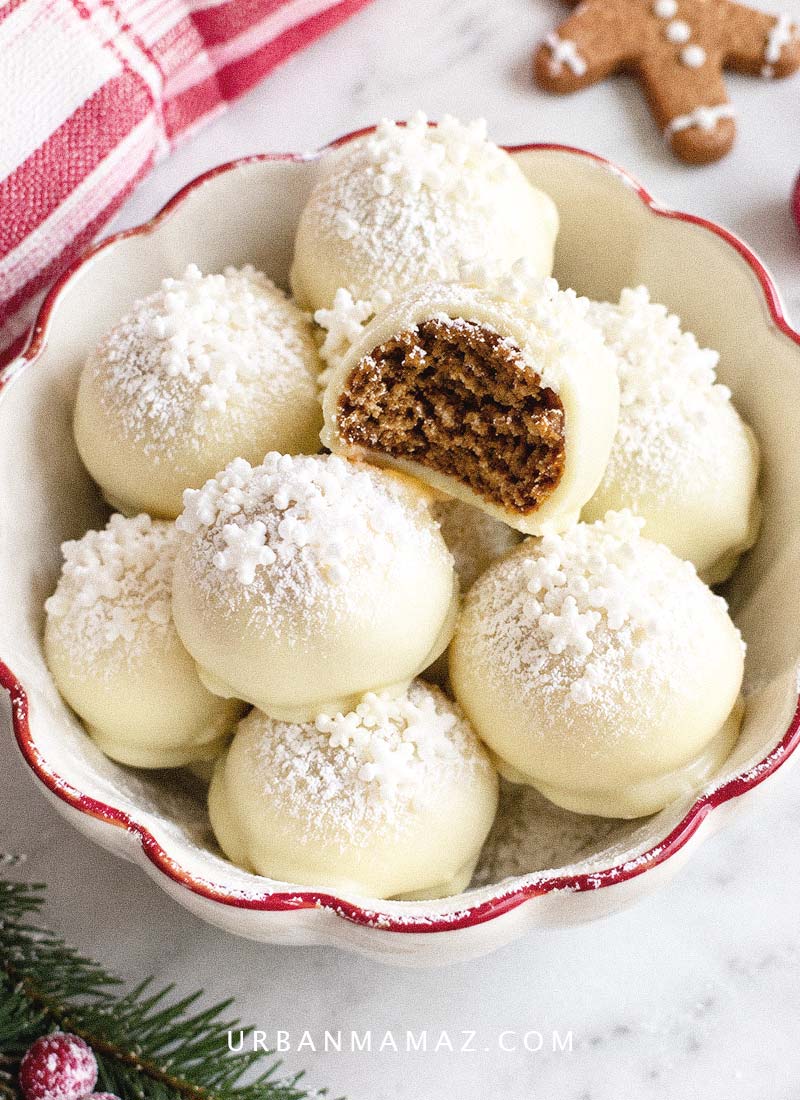 Gingerbread truffles