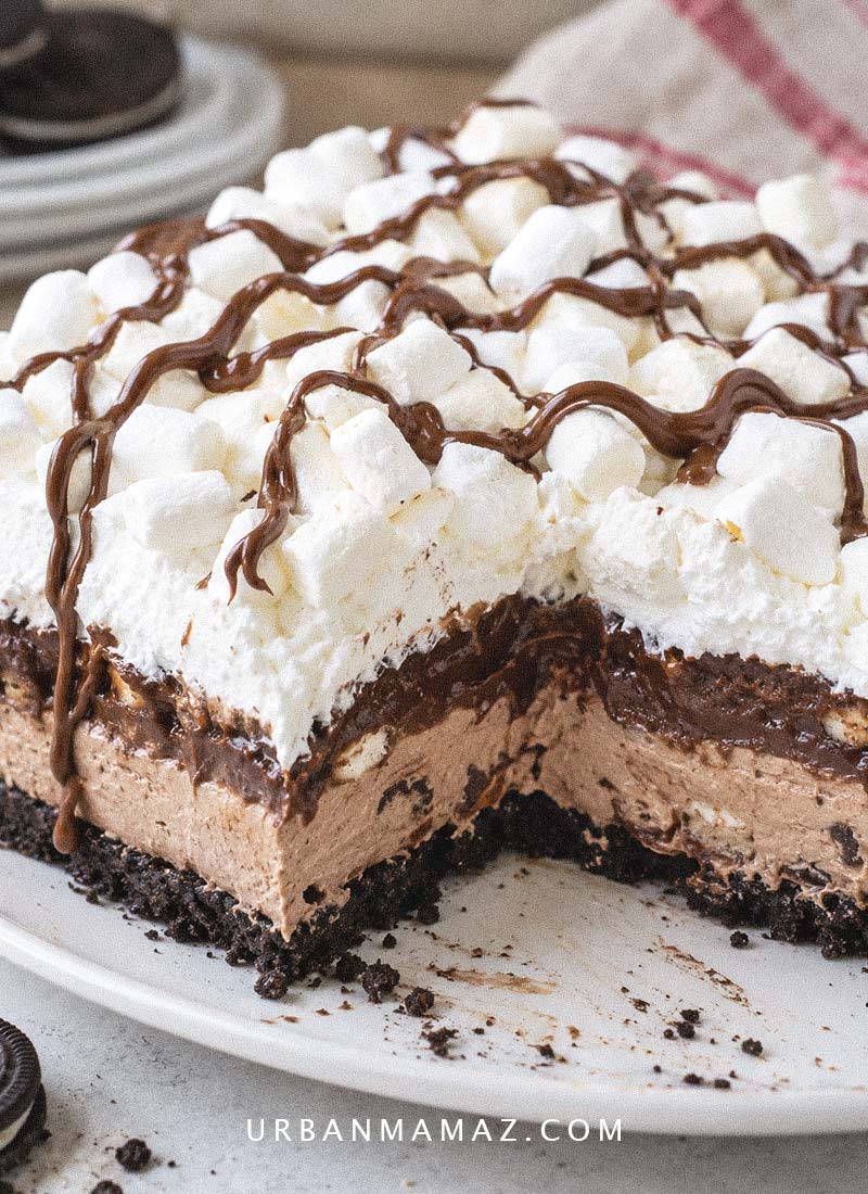 Hot chocolate lasagna recipe