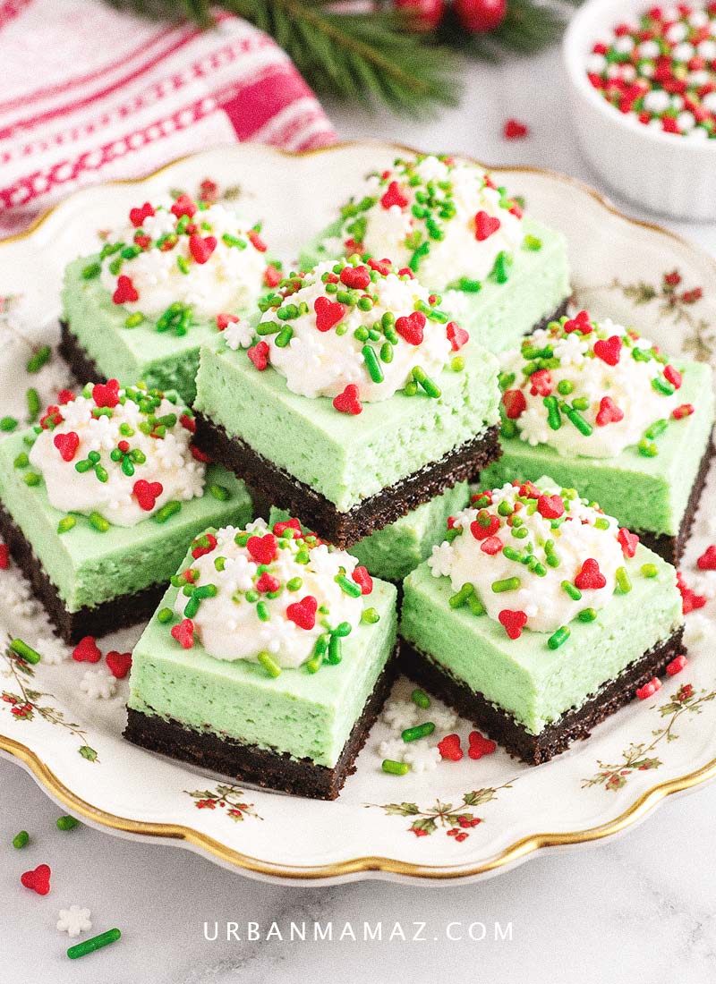 No bake grinch cheesecake