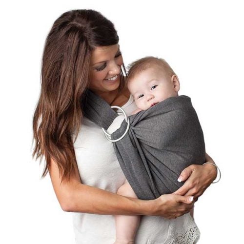 moby ring sling newborn hold